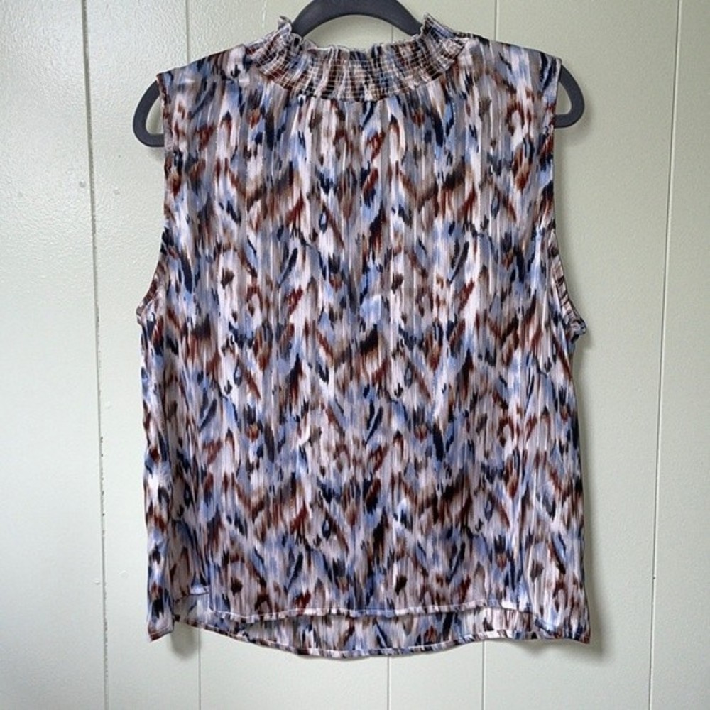 SHEIN Patterned boxy sleeveless top